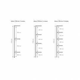 ESTANTERIA-LINEAL-5 NIVELES-CAMARAS-FRIGORIFICAS